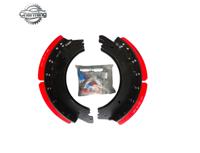 Charming 4707 Steel Brake Shoe Kit for Heavy Duty Truck Front & Rear Axle Complete Assembly Commercial Vehicle Replacement