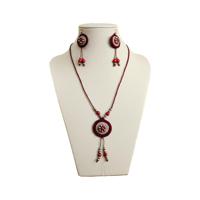 Nature Inspired Vintage Jute Jewelry Set Rustic Design Soft Texture Effortless Matching for Wedding Anniversary Everyday Wear