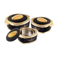 Trusted Manufacturer Offering Outstanding Quality Stainless Steel Lining Cookware Casseroles 3 pcs Set with Pot Cover for Sale