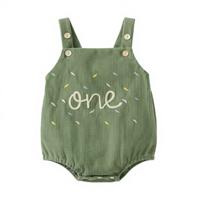 Baby Girls Cute Woven Fabric Romper Wholesale Soft Spandex/Cotton Newborn Infant Custom Brand Manufacturer Factory Supply