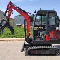 In Stock Earth Moving Machinery 1.5ton 1.8ton 2ton 3.5ton Mini Excavator Micro Digger Engine Pump Bosch Rexroth PLC Motor Gear
