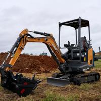 Free Shipping 2.5 Ton Mini Digger Micro Excavator Forestry Kubota EPA Engine Farm Crawler Hydraulic Mini Excavators for Sale