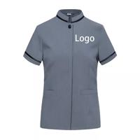 Fashion Custom Top Quality Restaurant Hotel Cleaning Uniform Clothing Housekeeper Staff Uniform Cotton chef jacket made in India