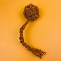 Natural Fiber Jute Rope Dog Toy – Eco Friendly Safe Chew Toy for Dogs for Training and Teeth Cleaning