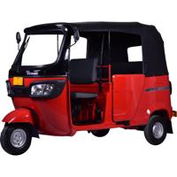 Electric Passenger Auto Rickshaw Comfortable 3-Wheel Tuk Tuk with Strong Chassis & Closed Cabin 60V >800W