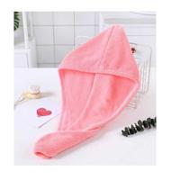 Best Quality Hair Towel Care With Button Super Absorbent Hair Towel Wrap Fast Drying Hair Wraps for Women Bathroom From BD