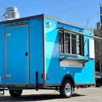 Custom Small Standard Concession Fast Food Trucks Mobile Food Trailer