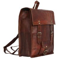 Hot Selling Vintage Genuine Leather Laptop Backpack Handmade Brown DAY Customized Size Light Weight Cover Unisex Student Work