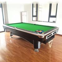 Palace Luxury 9ft American Snooker 8 Ball Pool Table Solid Wood Eco-Friendly Customizable 5-Year Warranty Shipping Canada