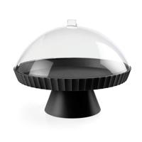 Matt Black Polypropylene Stand with Cap and Shovel Cake Decorating Supplies