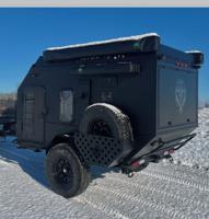 Mini Teardrop Travel Trailer Motorhome Portable Camper Caravan with Bathroom for Home Camping Standards