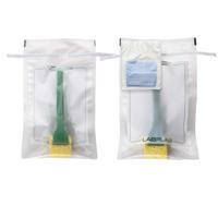 LABPLAS Sterile Surface Sampling Kit Red Cellulose Sponge Handle for Lab Use Pharmaceutical Food Environmental Applications