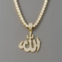 Arabic Dubai middle eastern custom necklace pendant logo stainless steel