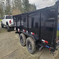 Hydraulic Dump Trailer Premium Quality Buy Today Fast Delivery Available For Landscaping Farming And Construction Needs