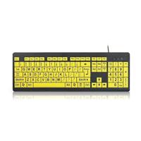 High Quality Portable Computer Keyboard Large Print Bright Zoom Full Color Numeric Keypad USB Interface LED New Mechanically