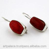 New Trending 2023 Coral Clip-on Earrings Fine Wholesale Jewelry 925 Sterling Silver Earrings Manufacturer