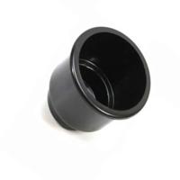 6pk Boat RV Cup Holders Black with Drain Hole 3-5/8